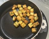 海苔塩味♪豆腐のカリカリ焼き作り方4写真
