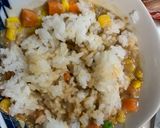 レンジ簡単洋風味噌パスタ味オムライス弁当作り方7写真