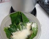 小松菜のジェノベーゼ風スパゲティ・パスタ作り方1写真