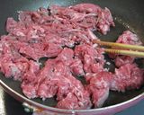 アスパラとフライドポテトの肉じゃが作り方8写真