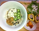 炊飯器で押し麦ご飯作り方4写真
