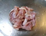 チキンとアスパラガスのマヨネーズソテー作り方1写真