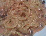 余ったトマト缶で簡単トマトクリ-ムパスタ作り方6写真