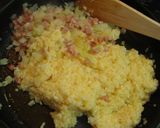 豪華に変身♪ねぎチャーハンの焼肉のせ作り方5写真