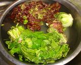 葉野菜をシャキシャキに戻す方法やねん♫作り方2写真