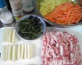 豚バラ肉のチーズ春巻き☆青じそ風味作り方1写真