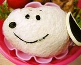 キャラ弁★スヌーピーのまるぱんサンド作り方5写真