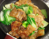 節約♪少量の豚肉と青梗菜でオイスター炒め作り方7写真