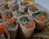 【蒸し】野菜の肉巻き作り方4写真