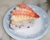 デコレーションケーキ風♪押し寿司作り方10写真