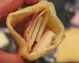 油揚げで♡和風クロックムッシュ♪お餅入り作り方3写真