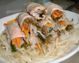 【蒸し】野菜の肉巻き作り方5写真
