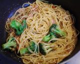 チーズ＆トマト＆パンチェッタソースパスタ作り方4写真