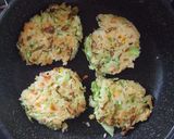 後期離乳食にも♪ご飯でお好み焼き作り方2写真