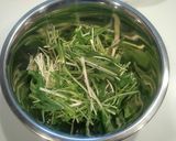 ゆず胡椒風味の水菜サラダ作り方3写真