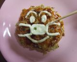 後期離乳食にも♪ご飯でお好み焼き作り方4写真