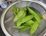 さやえんどうの煮付け作り方1写真