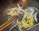 白菜とコーンのホワイトパスタ♪作り方2写真