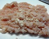 むね肉で★チーズ入りやわらか鶏だんご♪作り方1写真