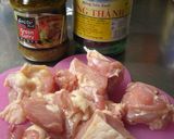 タイ★簡単グリーンカレーペーストの唐揚げ作り方1写真