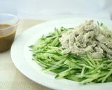 小麦たんぱく厚切りのバンバンジー作り方5写真