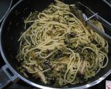高菜ときのこの和風パスタ作り方1写真
