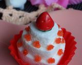 簡単キャラ弁おかず♡３段ハートケーキ♡作り方3写真