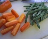人参といんげんのグラッセ作り方1写真