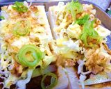 ジャガ芋とキャベツのお好み焼き風トースト作り方3写真