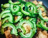 甜麺醤ベースのゴーヤー麻婆豆腐作り方2写真