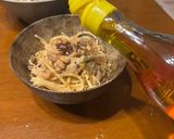 ごま油香る 冷製おろし納豆スパ作り方8写真
