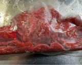 黄金比で絶品！牛肉とささがきごぼうの甘辛丼作り方1写真