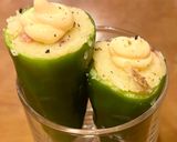ベーコンポテサラ詰めピーマン作り方10写真