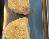 おかかニンニク醤油焼きおにぎり作り方2写真