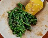菜の花とほたるいかの胡麻和え作り方5写真
