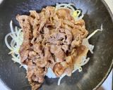 焼き立て韓国のりde焼肉丼作り方3写真