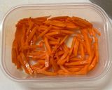 レンジでにんじんしりしり作り方3写真
