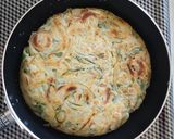 キャベツ卵無し☆玉ねぎと竹輪のお好み焼き作り方6写真