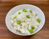 今夜の夕飯♪旨だし枝豆ご飯作り方4写真