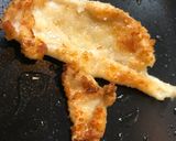 １枚サンド●鶏皮カツトーストサンド作り方1写真