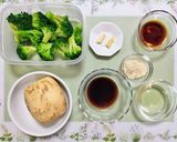 簡単夕飯主菜れんこんブロッコリー豚こま中華炒め作り方1写真
