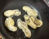 大葉香る♪牡蠣大葉クリームリゾット★作り方1写真