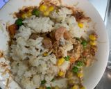 レンジ簡単梅味噌西京焼味オムライス弁当作り方7写真