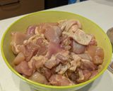 鶏もも肉の唐揚げ(米粉使用)作り方1写真