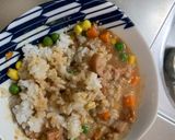 レンジビーフストロガノフ味オムライス弁当作り方7写真