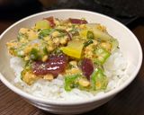 彩り鮮やか♪海鮮ばくだん　ネバネバ丼作り方9写真