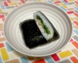 超簡単☆ザーサイとお肉のマヨおにぎらず♪作り方8写真