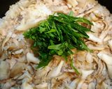 ツナと舞茸と大葉のご飯作り方3写真