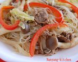カレー焼きビーフン作り方4写真