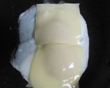 洋風♪半熟目玉焼きのチーズのせ作り方4写真